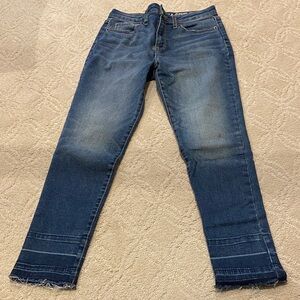 GAP High Rise Blue Jegging Ankle